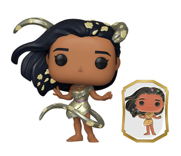 Funko Pop! Ultimate Princess Collection - Pocahontas (Gold) With Pin - Shop Exclusive