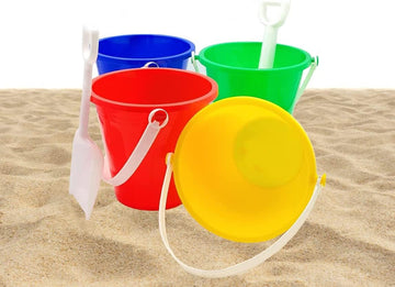 The Dreidel Company Beach Day Playsets, Play Set Includes 1 Sand Bucket, 1 Shovel, Birthday Treats For Boys And Girls, Party Fav
