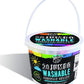 20 Jumbo Washable Sidewalk Chalk Sticks in Bucket - CASE of 12