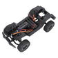 Faccnoy Trx4M 155Mm 6.10In Wheelbase Assembled Frame Chassis Front Rear Axles Gearbox For 1/18 Ax-8560 Rc Crawler Trx4-M Bronco