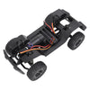 Faccnoy Trx4M 155Mm 6.10In Wheelbase Assembled Frame Chassis Front Rear Axles Gearbox For 1/18 Ax-8560 Rc Crawler Trx4-M Bronco