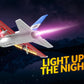 Volantexrc Rc Plane F-16 Fighting Falcon - 2.4Ghz 2Ch Remote Control Airplane Jet Fighter Ready To Fly With Cool Lights, For Beg