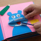 Merishopp Montessori Quiet Books Activity Books Reusable 3D For Preschool Infants A| Baby Learning Toy | Infant Activity Toy | S