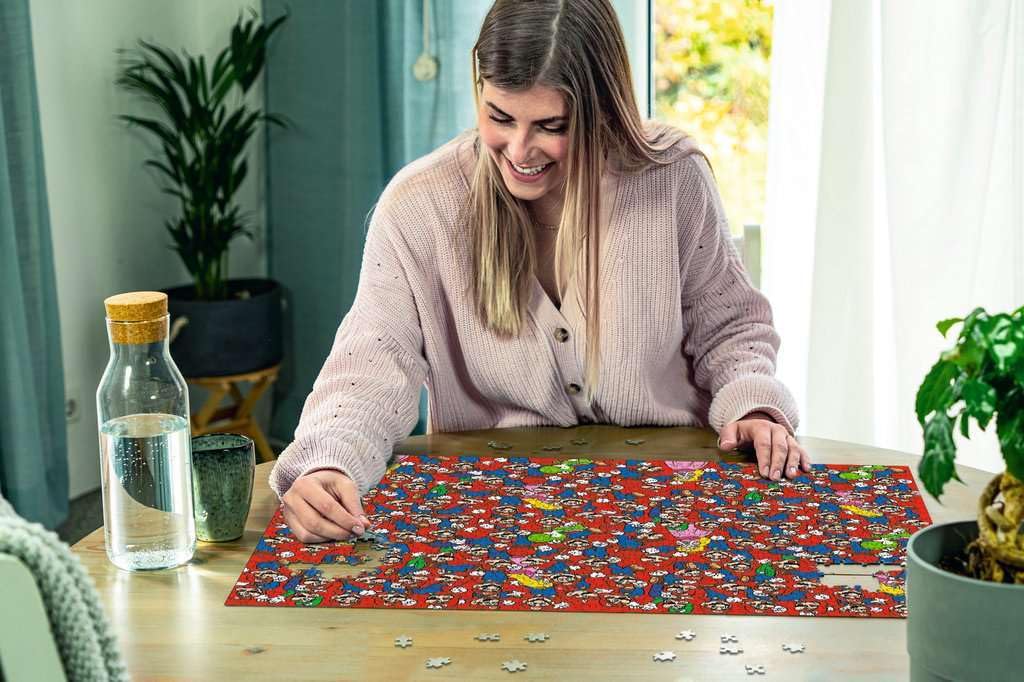 Ravensburger Super Mario 1000 Pieces Jigsaw Puzzle - Paper Adult Gift, Model 16525