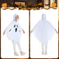 Clothand Ghost Costume Kids Scary Ghost Costume White Ghost Boo Toddler Ghost Halloween Costume Glow In Dark Cloak Hooded Poncho