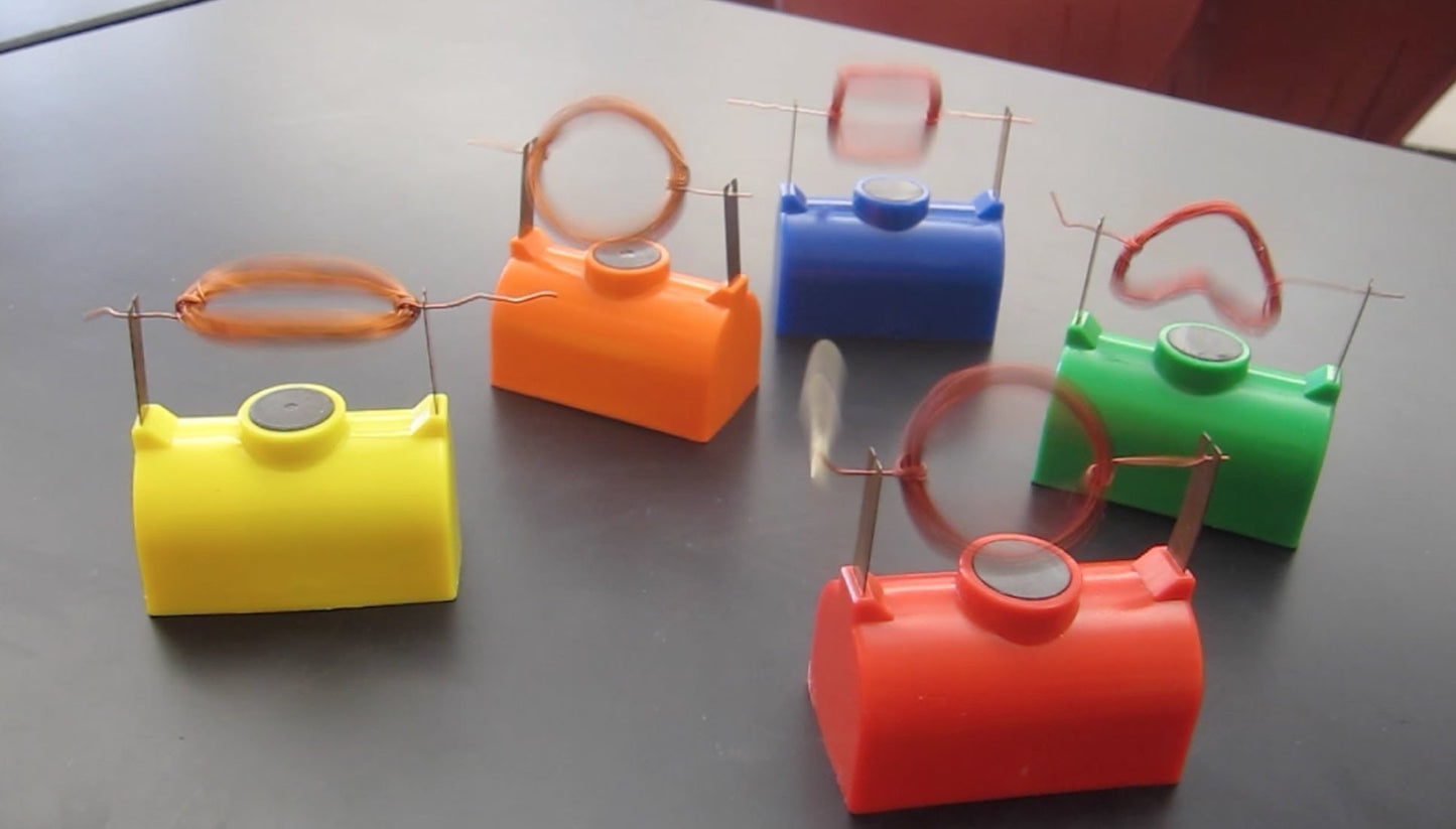 TEDCO Simplest Motor Kit for Ages 8+, Assorted Colors, Model 10103
