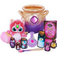 Cream Tea Magic Mixies Magical Misting Cauldron with Interactive 8 inch Pink Plush Toy and 50+ Sounds and Reactions, Multicolor