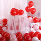Abbaoww 100 Pcs Red Balloons 10 Inch Strong Latex Balloons For Party Decoration, Birthday, Wedding, Anniversary, Christmas And Arch Supplies