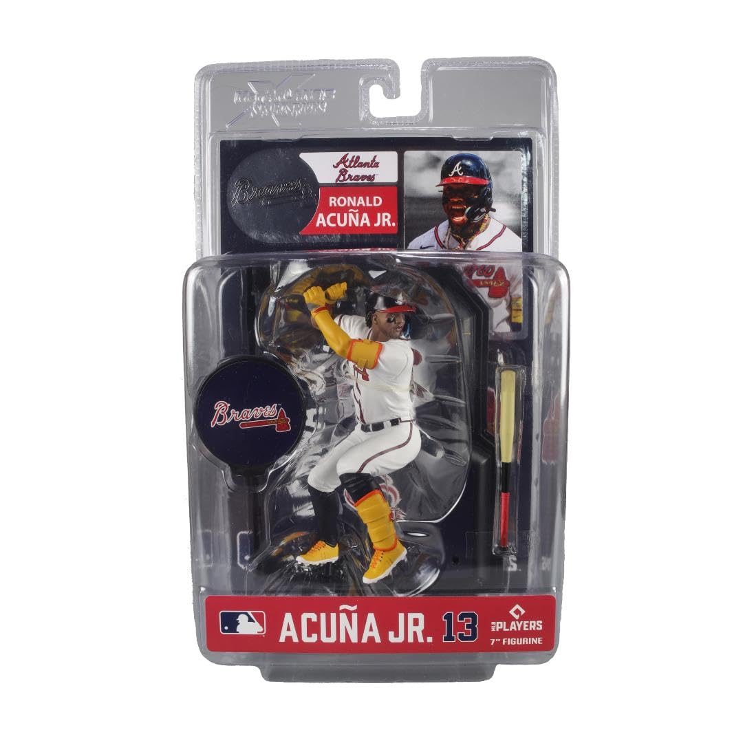 Mcfarlane Ronald Acuna Jr. (Atlanta Braves) Mlb 7'''' Figure Sportspicks, Os