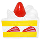 Kiibru Strawberry Shortcake Squishy Birthday Cake Squeeze Colossal Slow Rising Squishies Scented Toy Gift(White)