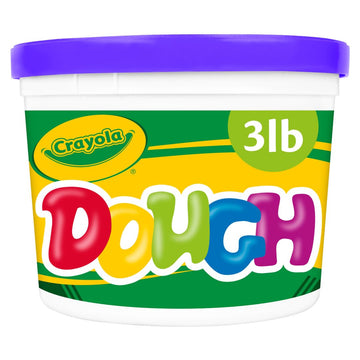 Crayola Dough - Purple (3lb), Bulk Modeling Dough for Kids, Clay Alternative, Resealable Tub, Ages 3+, Great for Kids Arts & Cra