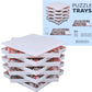 8 Puzzle Sorting Trays With Lid 8X8 Premiunm Puzzle Trays For Puzzle Lovers For Puzzles Up To 1000-1500 Pieces,Puzzle Tray, Convenient Tool For Puzzle Lovers (White)