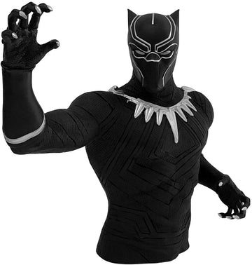 Marvel Black Panther Bust Bank Action Figure Multi-Colored, 4''