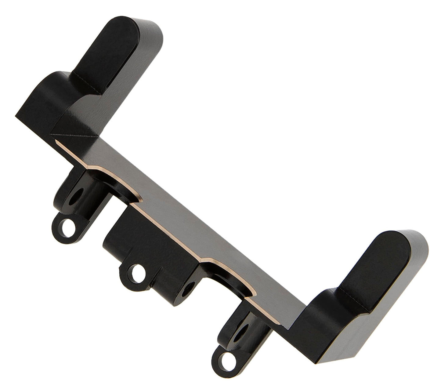 MEUS RACING UTB18 Brass Laydown Servo Mount 40g for Axial UTB18 Capra Trail Buggy #AXI212009 Upgrade Parts, Black