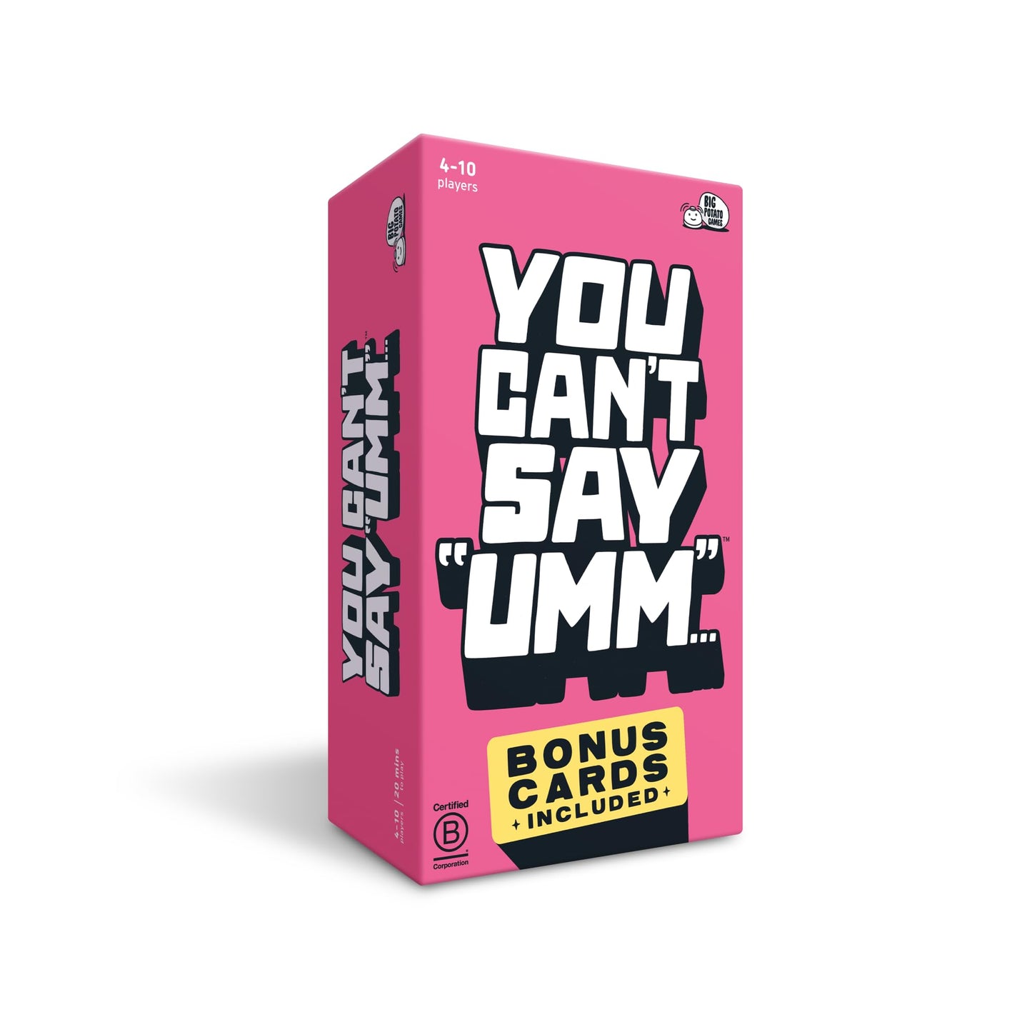 Big Potato You Can't Say UMM Board Game - Hilarious Family Fun, Cardstock Material, Perfect for Parties and Gatherings