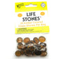 Koplow Games Pack of 20 Life Stone Gaming Glass Stones - Amber