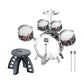Zoomella Kids Jazz Drum Set Includes Tom, Cymbal, Drumstick, Stool For Boys Girls Musical Instruments & Gear|Percussion|Drums|Se