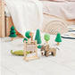 Toddmomy 1Pcs Miniature Doll Garment Rack, Wooden Doll Garment Rack Mini Dollhouse Clothes Hangers For Doll Wardrobe Furniture A