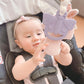 Itzy Ritzy Teething Activity Toy - Bitzy Busy Ring, Cotton Bunny Teether with Ribbons, Crinkle Sound & Jingle Bell, Model RNG8497