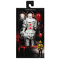 NECA 2017 IT Pennywise Action Figure - 8" Clothed Scale, Plastic, As Shown, Model 45473