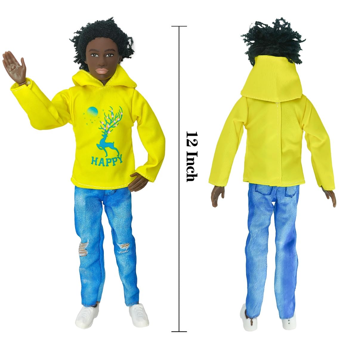 Flfuatt Stylish Fashions Girls Doll Toys, The Ultimate Fashionista Doll For Trendy Kids, 11.5 Inch Fashion Doll (F Edition)
