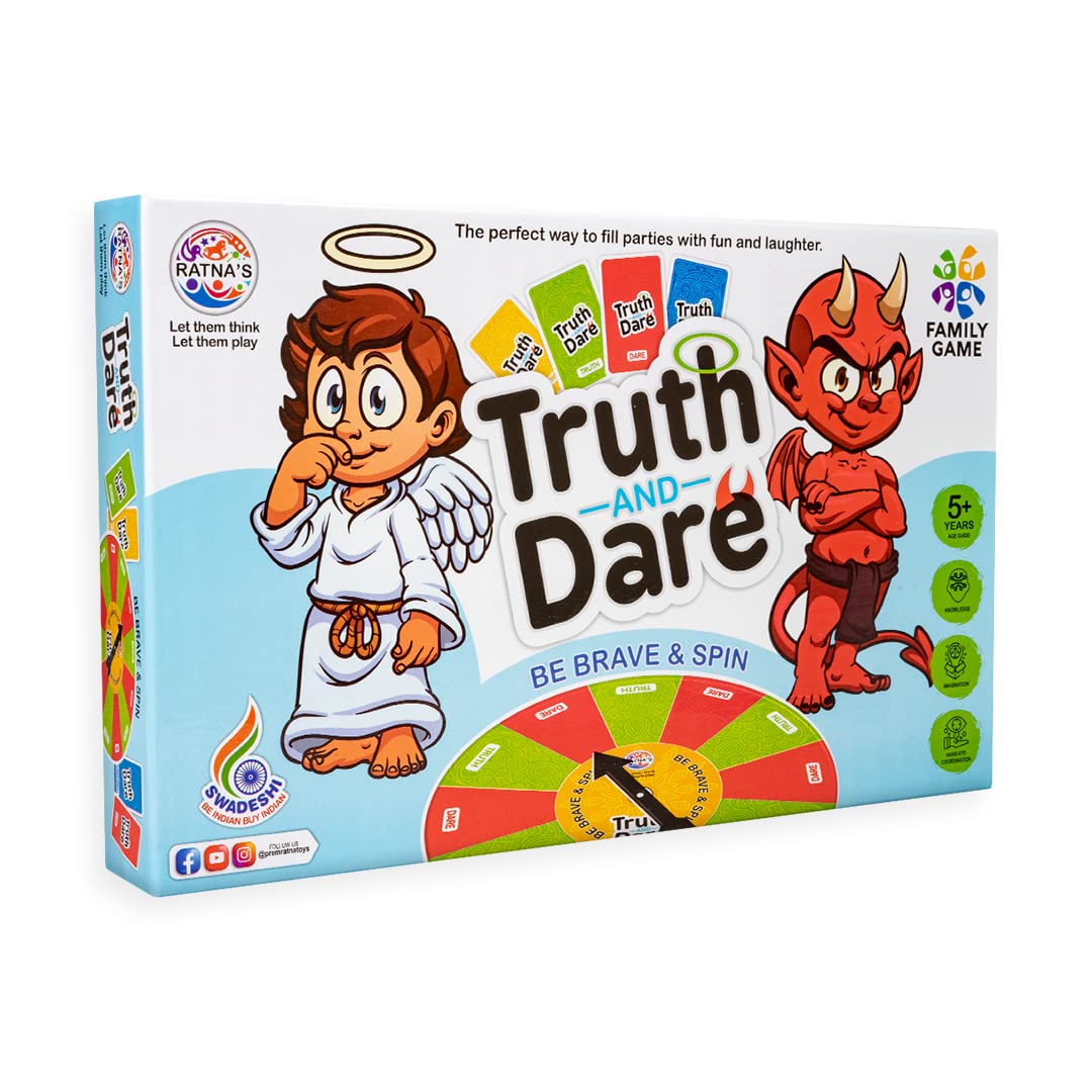RatnaS Truth & Dare Party Board Game Picnic Family Games For Kids & Adults