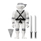 Super7 Teenage Mutant Ninja Turtles Leonardo (Comic Grayscale) - 3.75' Tmnt Action Figure With Accessories Classic Cartoon Collectibles