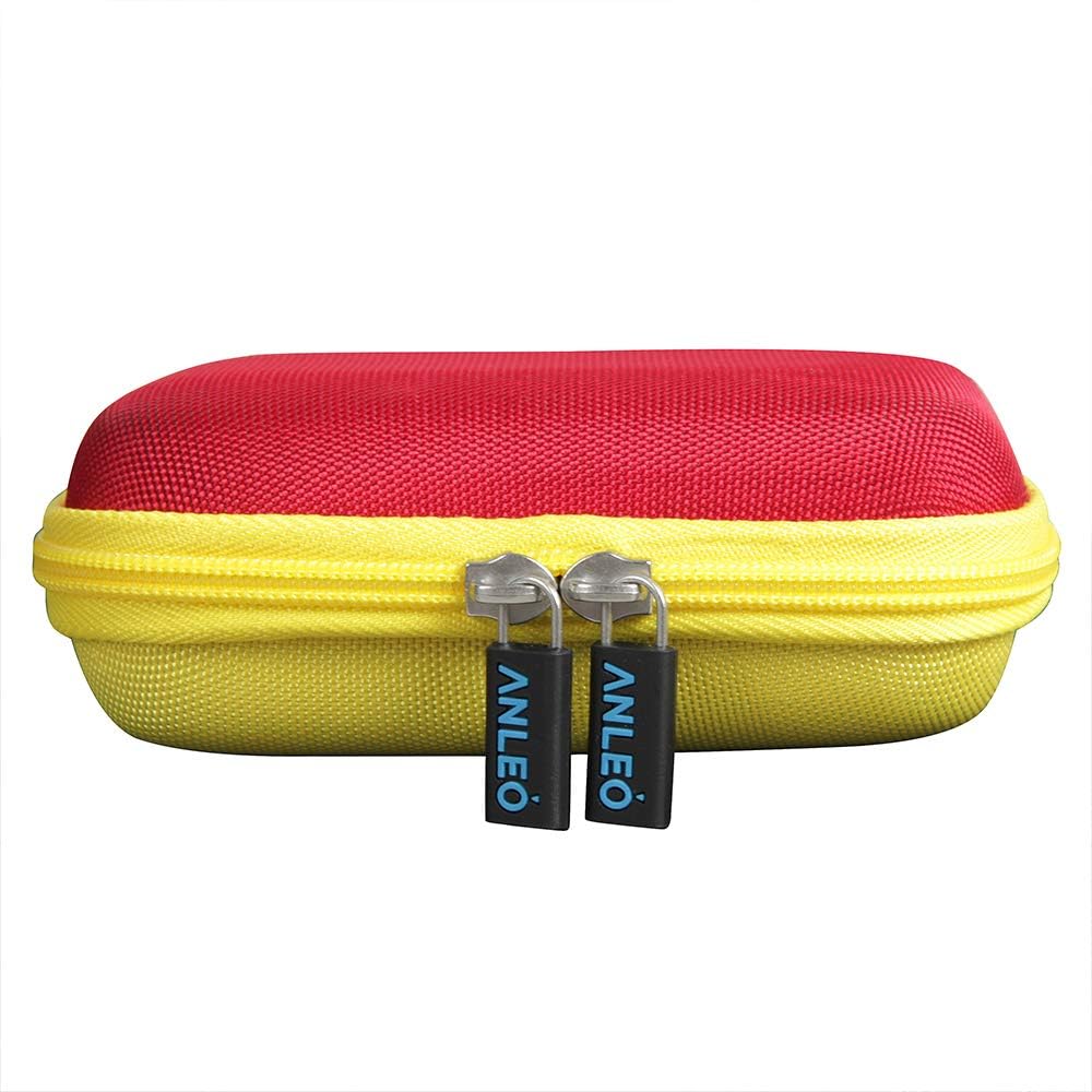 Anleo Hard Travel Case For Mattel Uno Classic Card Game(Only Case) (Yellow+Red)