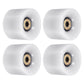 PATIKIL 60mm Longboard Wheels with Bearings ABEC11, 4 Pack Street Wheels for Skateboards Cruiser Wheel Replacement 80A, Golden 