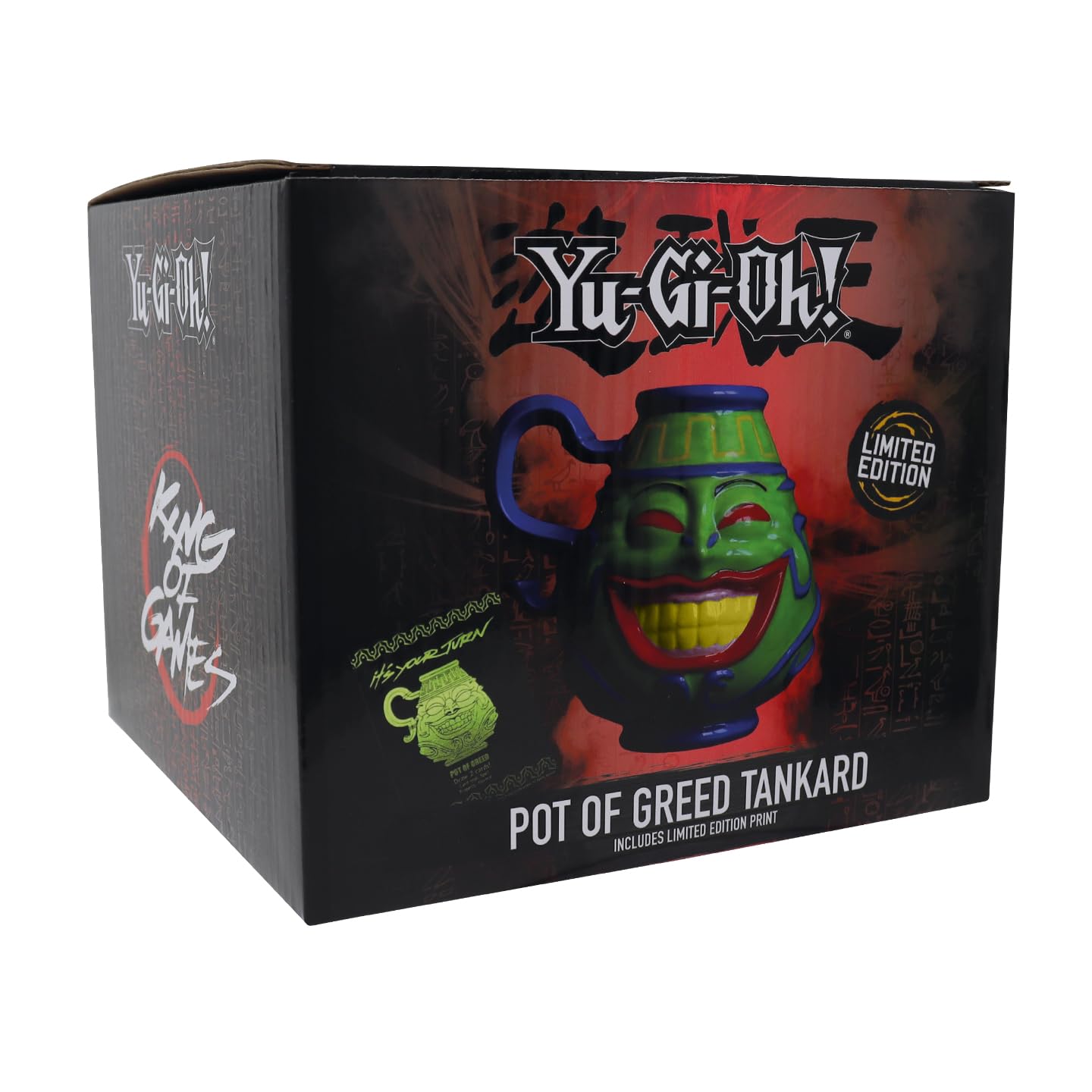 YU-GI-OH! Pot of Greed - Limited Edition Black Ceramic - Model 5060662463761