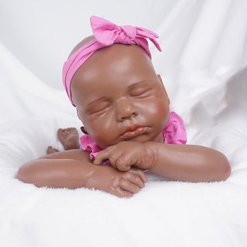 Yaluoqian Silicone Reborn Baby Doll Full Silicone Baby Doll Realistic 1:1 Reduction Lifelike Reborn Baby Dolls Silicone Full Bod