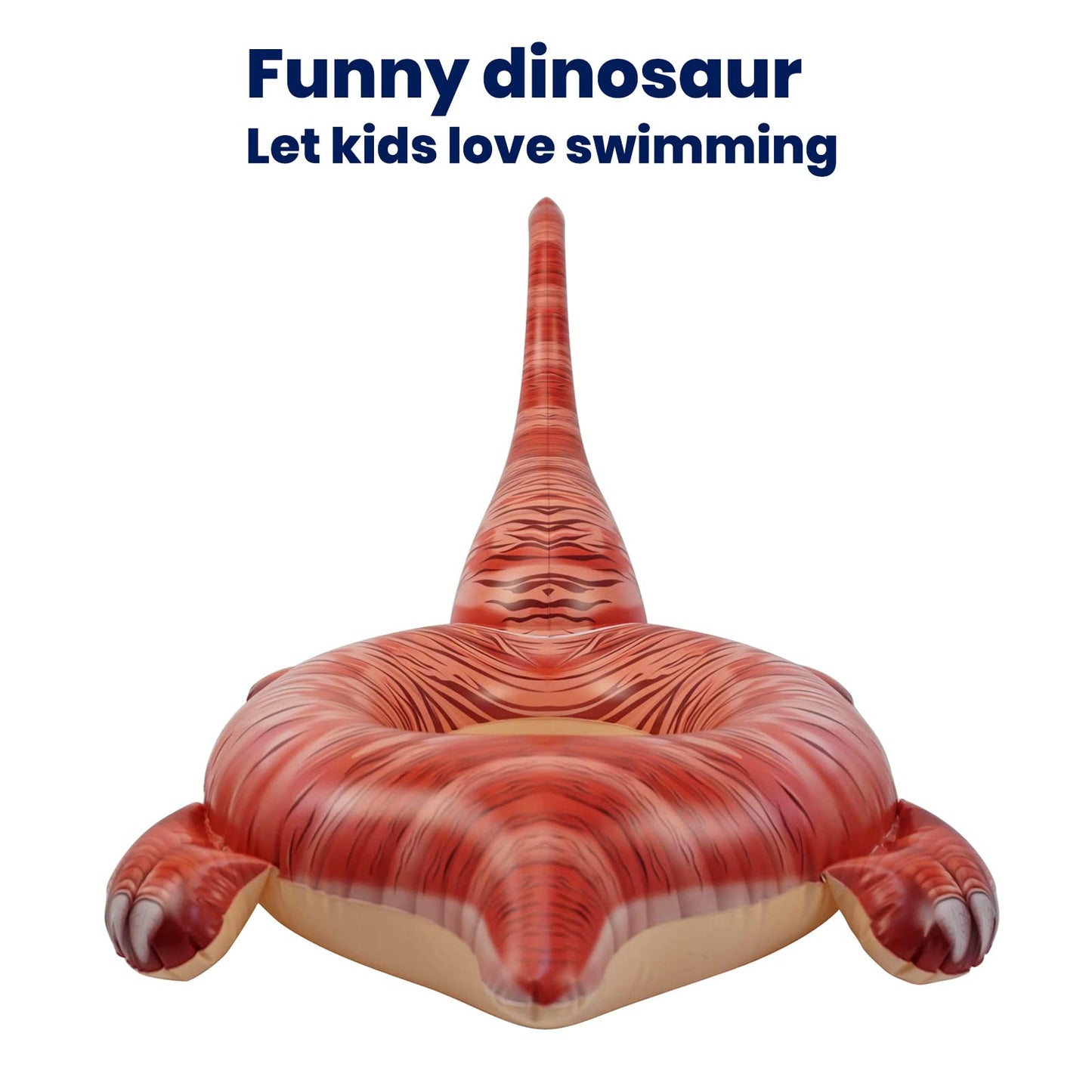 Inflatable Dinosaur Pool Float Toys (Lifelike Pool Ring Brachiosaurus) Swimming Ring Toddler Pool floaties Water Party Pool Floa