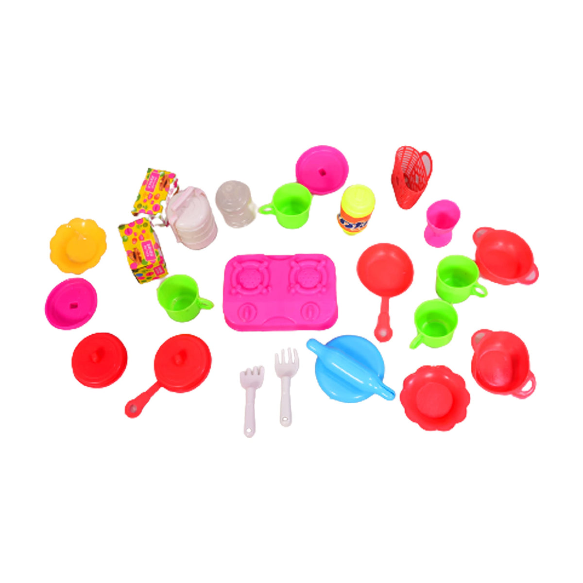 Rayrai  Kids Kitchen Play Sets Made of Plastic (Multicolor)