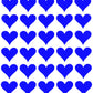 19Mm (3/4 Inch) Blue Heart Sticker Sheets Crafting Labels For Decorations And Party Supplies - 4320 Pack By Royal Green