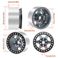 OGRC 4PCS rc 1.9 Beadlock Wheels 12 Hex Wheel Hubs for Traxxas TRX4 TRX6 Redcat GEN7 GEN8 Rc4wd D90 Axial SCX10 SCX10 II 90046 S