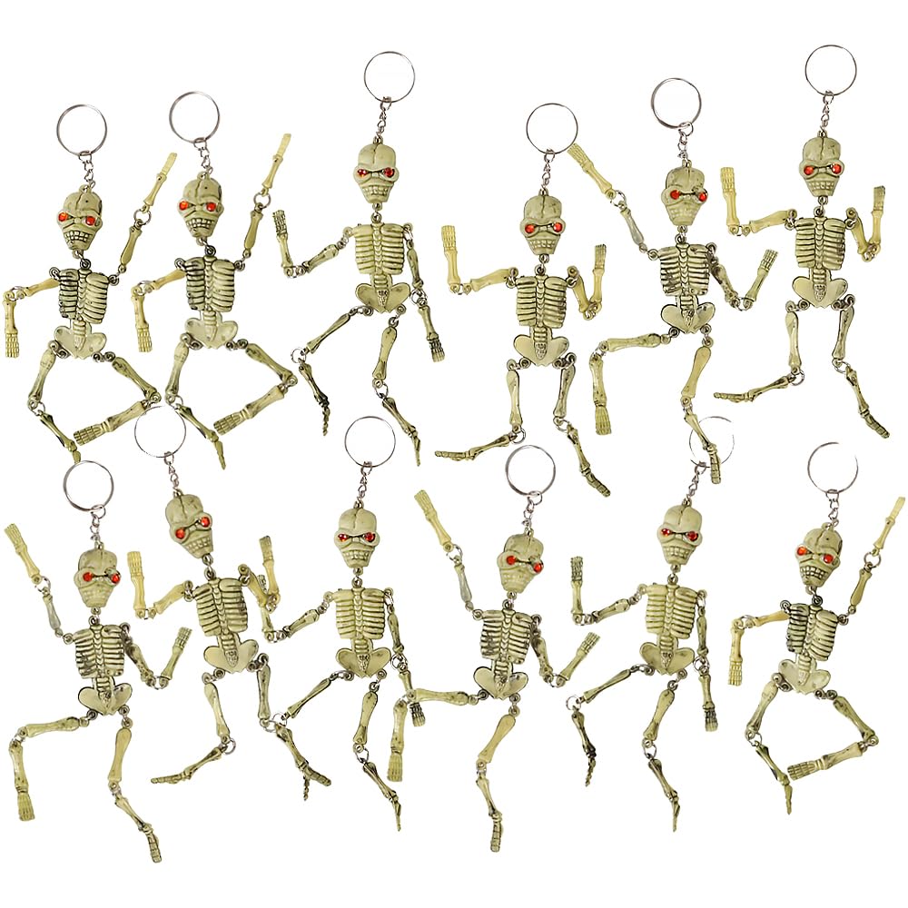 Rhode Island Novelty Skeleton Keychains  Pack of 12