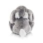 My OLi Plush Bunny Stuffed Animal - 8.5" Gray Polyester Floppy Ear Rabbit Toy for Kids and Girls