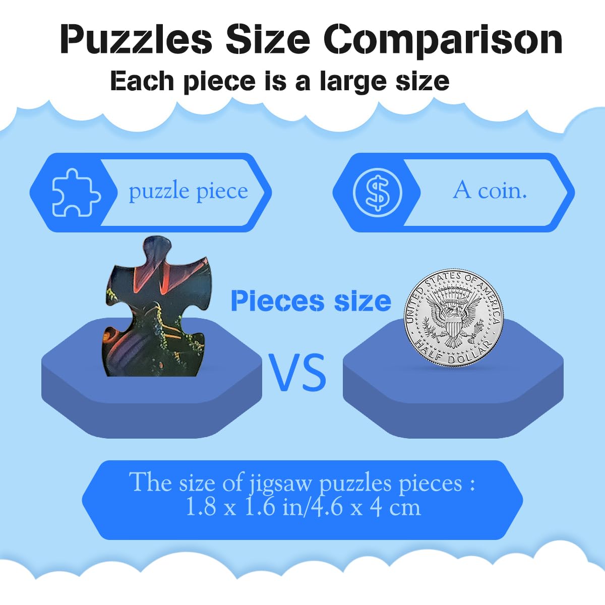 Misitu 100 Piece Puzzles For Kids Mushroom House Large Piece Puzzles 100 Pieces Puzzles For Adults Children Puzzles 100 Piece Families Challenging 100 Piece Puzzles For Seniors 16.1 X 11.3 Inch
