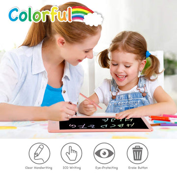 ORSEN 10 Inch LCD Writing Tablet - Colorful Doodle Board for Kids, Pink, Model OS-LCD-10, Educational Gift for Ages 3-6