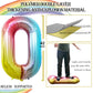 Goer 2 Pcs 42 Inch Rainbow Foil Balloons Number 0 For 10Th 20Th 30Th 40Th 50Th 60Th 70Th 80Th 90Th 100Th Birthday Party Supplies Anniversary Decorations