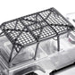 RCLions Rubber RC Car Window Net, Luggage Net Vehicle Scale Accessories for 1/10,1/8 RC Crawler Car (Black)