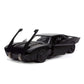 Dc Comics 1:24 The Batman Batmobile Die-Cast Car W/ 2.75' Batman Figure, Toys For Kids And Adults,Black/Silver