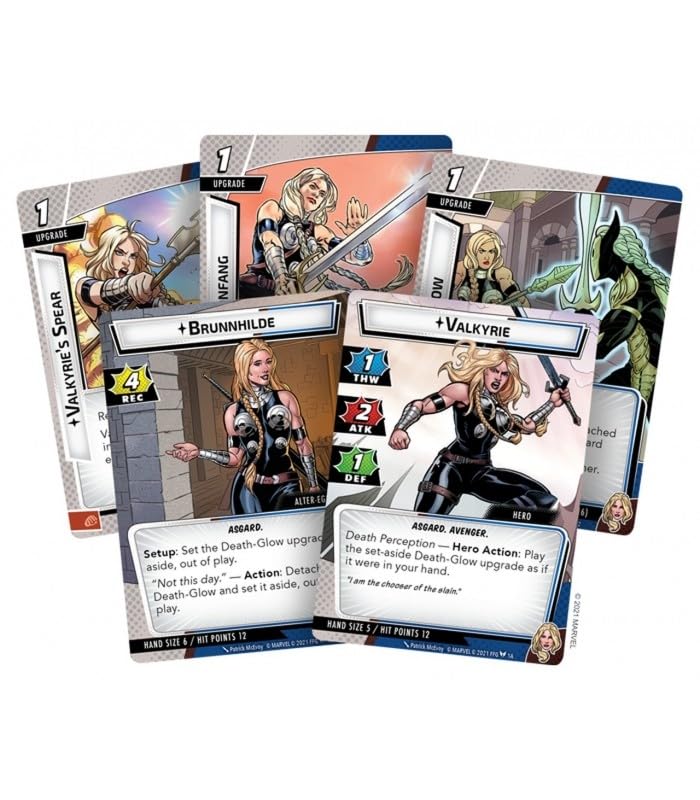 Marvel Champions The Card Game Valkyrie Hero Pack - Superhero Strategy Game, Cooperative Game For Kids And Adults, Ages 14+, 1-4