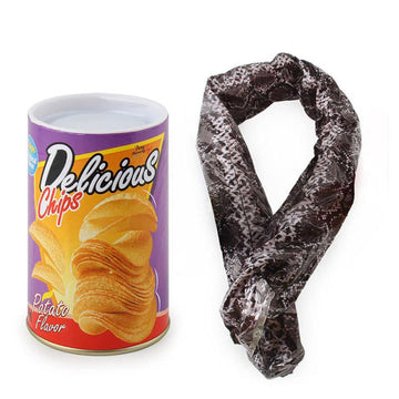Miuion Potato Chip Snake In A Can Funny Prank Large Size For April Fools' Day And Halloween Party Decoration-Mini