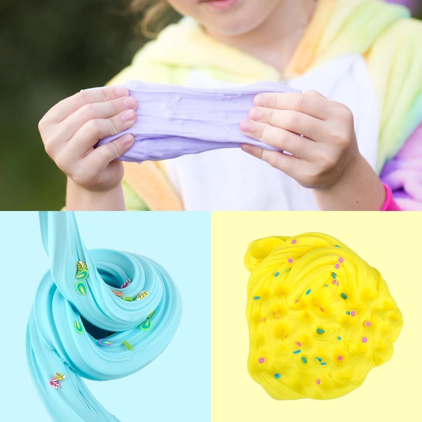 9 Pack Valentine'S Day Slime Butter Kit, For Girls And Boys, Soft Easter Stretchy And Non-Sticky, Scent, Kids Stress Relief Toy,