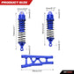RCAWD Front Rear Aluminum Suspension Arms Shocks Absorber for 1/10 Traxxas Slash Rustler Hoss Stampede Bandit VXL 4x4 Hop-ups,Re