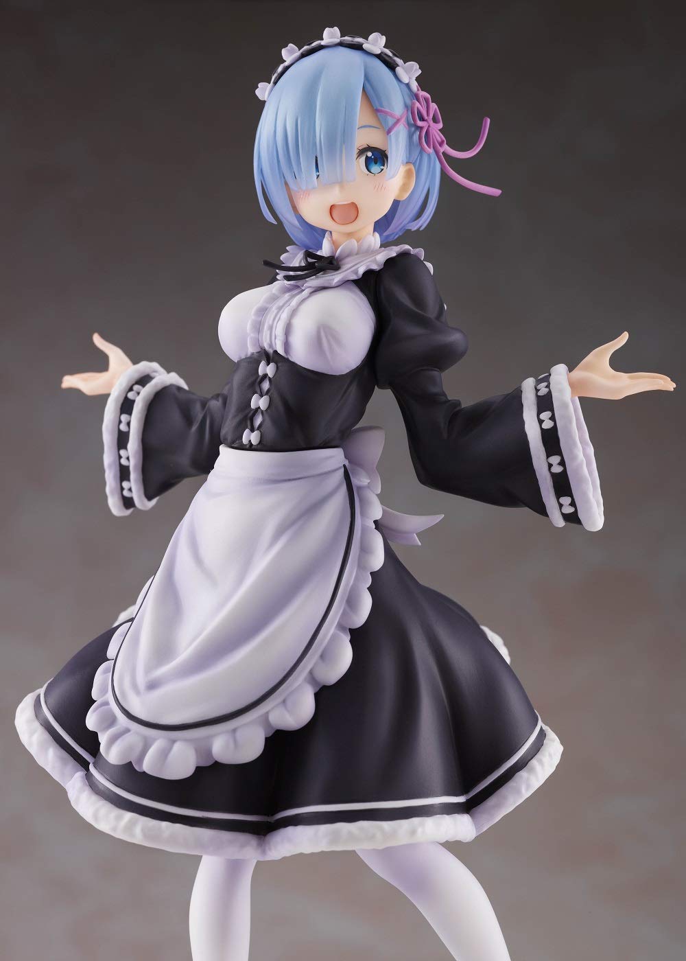 Taito Re:Zero Winter Maid Rem - Colorful Anime Pvc Doll - Artist Masterpiece, 8' Tall