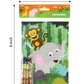 TINYMILLS Safari Zoo Animals Coloring Book for Kids with 12 Coloring Books and 48 Crayons Fun Jungle Book Animals Birthday Party