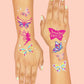 xo, Fetti Butterfly Tattoos for Kids - 34 Glitter styles  Birthday Party Supplies, Butterfly Party Favors + Fairy Decor