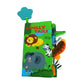 Js-Drhome Soft Crinkleinfant Unbreakabletoddler Baby Books For 0-6 Months, Vivid Animal Tail,Teething Toys,Tummy Time Toys,Early
